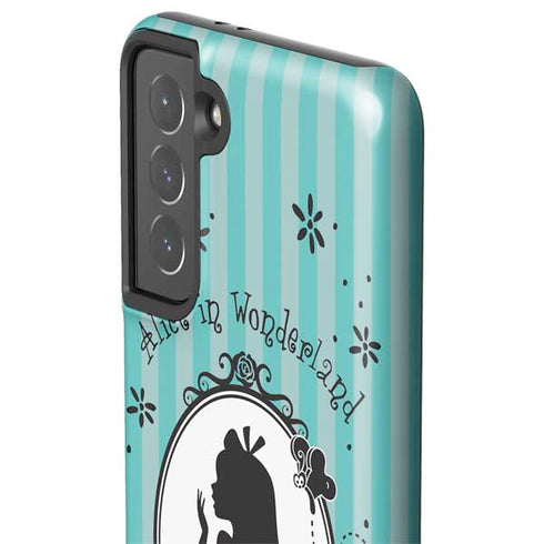 Disney Alice in Wonderland (animated) Silhouette in the Mirror Galaxy S21 5G Pro Case