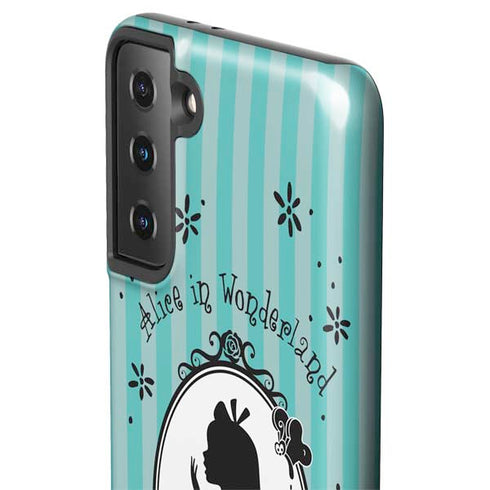 Disney Alice in Wonderland (animated) Silhouette in the Mirror Galaxy S21 Plus 5G Pro Case