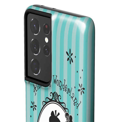 Disney Alice in Wonderland (animated) Silhouette in the Mirror Galaxy S21 Ultra 5G Pro Case