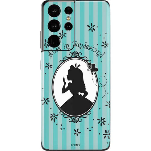 Disney Alice in Wonderland (animated) Silhouette in the Mirror Galaxy S21 Ultra 5G Skin