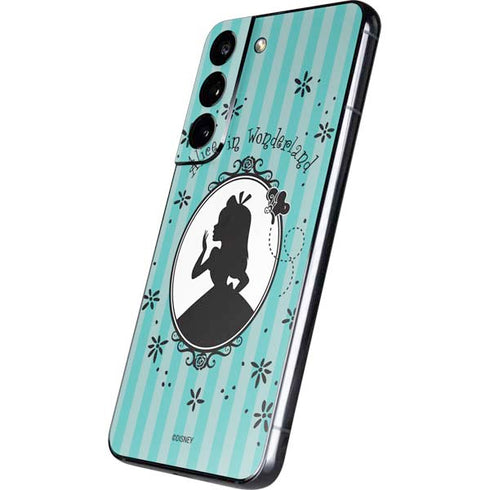 Disney Alice in Wonderland (animated) Silhouette in the Mirror Galaxy S22 Skin