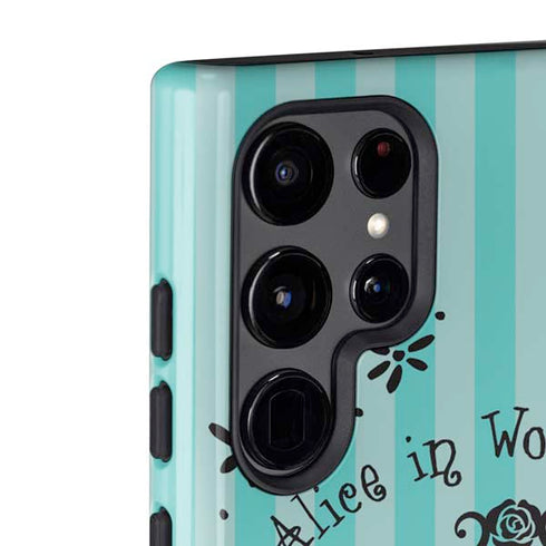 Disney Alice in Wonderland (animated) Silhouette in the Mirror Galaxy S22 Ultra Pro Case