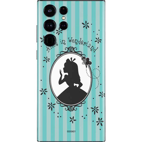 Disney Alice in Wonderland (animated) Silhouette in the Mirror Galaxy S22 Ultra Skin