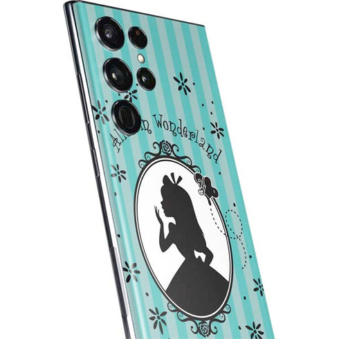 Disney Alice in Wonderland (animated) Silhouette in the Mirror Galaxy S22 Ultra Skin