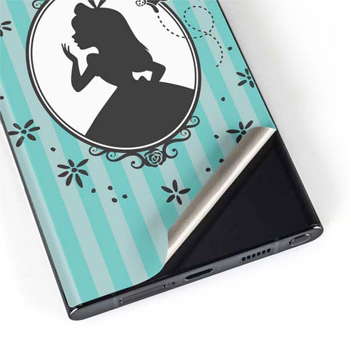 Disney Alice in Wonderland (animated) Silhouette in the Mirror Galaxy S22 Ultra Skin