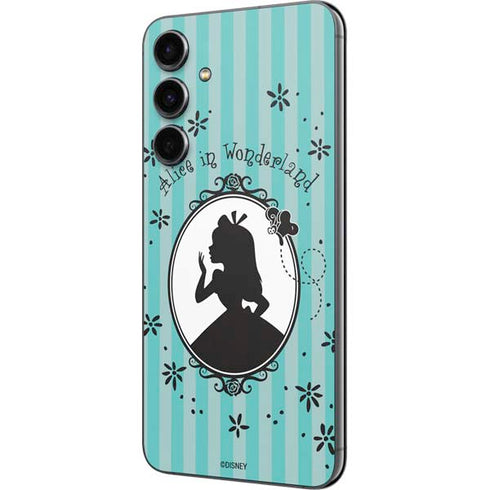 Disney Alice in Wonderland (animated) Silhouette in the Mirror Galaxy S23 FE Skin