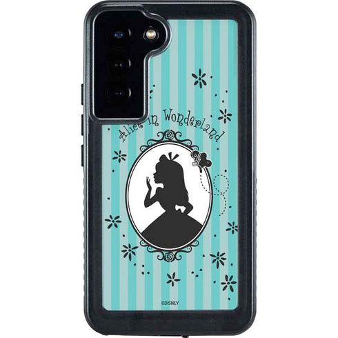 Disney Alice in Wonderland (animated) Silhouette in the Mirror Galaxy S23 Plus Waterproof Case