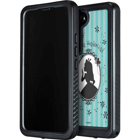 Disney Alice in Wonderland (animated) Silhouette in the Mirror Galaxy S23 Plus Waterproof Case