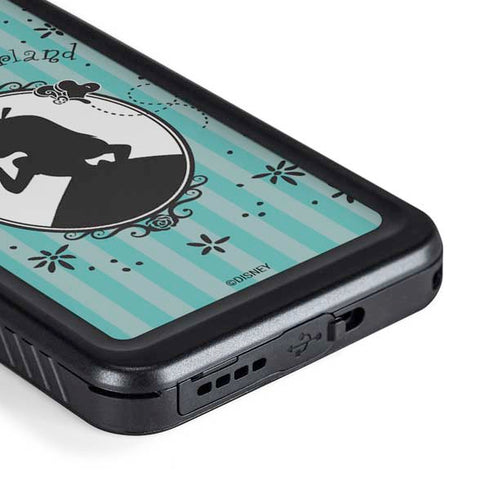 Disney Alice in Wonderland (animated) Silhouette in the Mirror Galaxy S23 Plus Waterproof Case