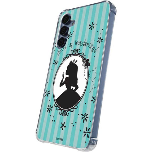 Disney Alice in Wonderland (animated) Silhouette in the Mirror Galaxy S24 Clear Case
