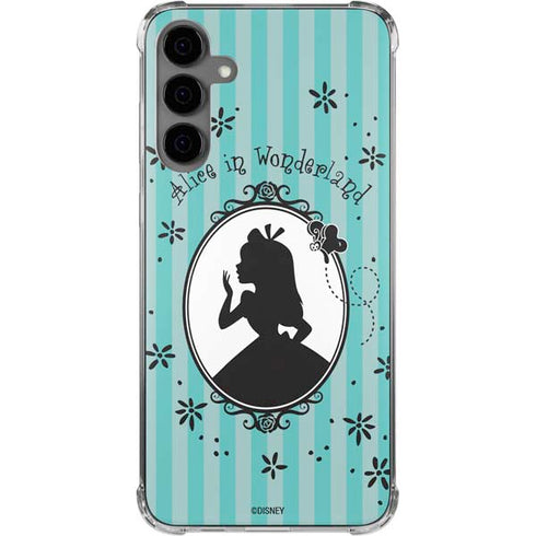 Disney Alice in Wonderland (animated) Silhouette in the Mirror Galaxy S24 Plus Clear Case