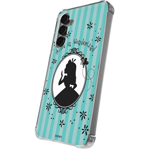 Disney Alice in Wonderland (animated) Silhouette in the Mirror Galaxy S24 Plus Clear Case