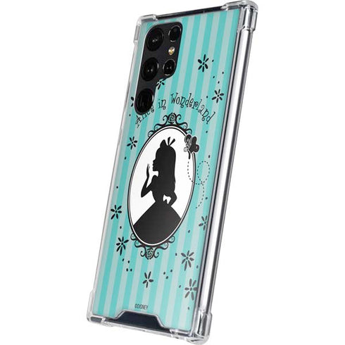 Disney Alice in Wonderland (animated) Silhouette in the Mirror Galaxy S24 Ultra Clear Case