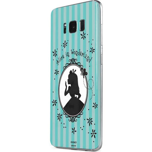 Disney Alice in Wonderland (animated) Silhouette in the Mirror Galaxy S8 Skin