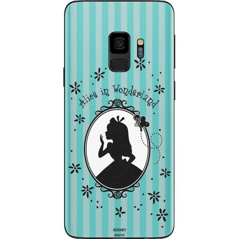 Disney Alice in Wonderland (animated) Silhouette in the Mirror Galaxy S9 Skin