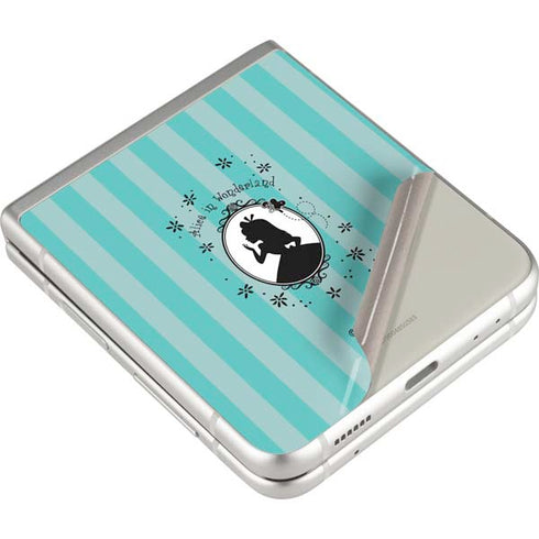 Disney Alice in Wonderland (animated) Silhouette in the Mirror Galaxy Z Flip3 5G Skin