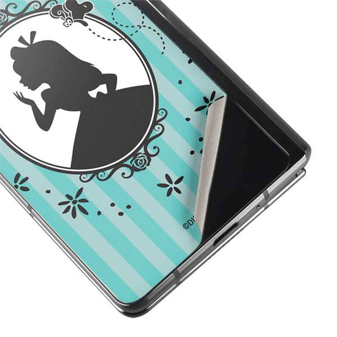Disney Alice in Wonderland (animated) Silhouette in the Mirror Galaxy Z Fold2 5G Skin