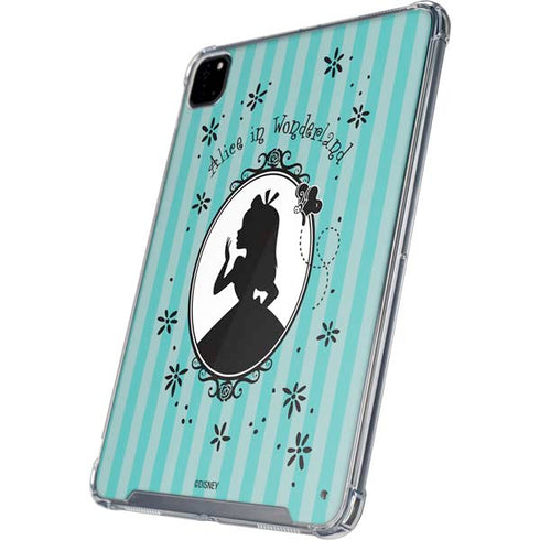 Disney Alice in Wonderland (animated) Silhouette in the Mirror iPad Pro 12.9in (2020) Clear Case