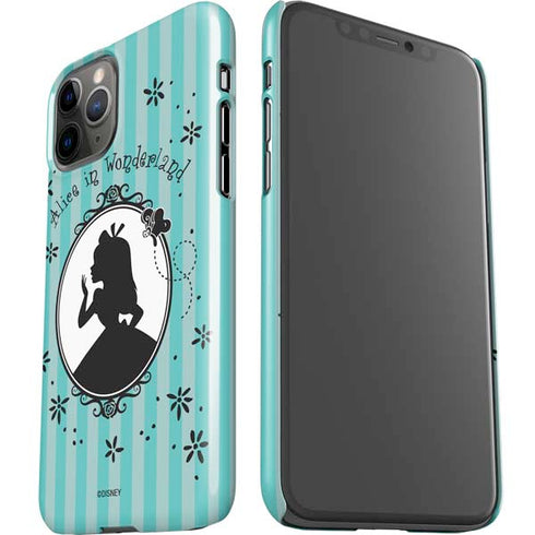 Disney Alice in Wonderland (animated) Silhouette in the Mirror iPhone 11 Pro Lite Case