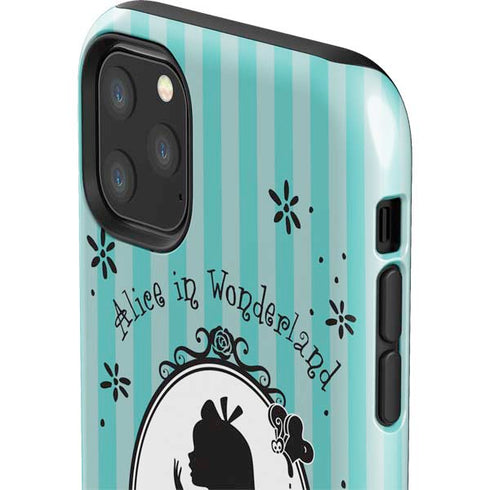 Disney Alice in Wonderland (animated) Silhouette in the Mirror iPhone 11 Pro Max Impact Case