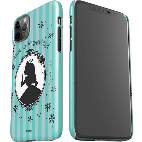 Disney Alice in Wonderland (animated) Silhouette in the Mirror iPhone 11 Pro Max Lite Case