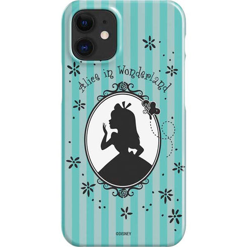 Disney Alice in Wonderland (animated) Silhouette in the Mirror iPhone 12 Mini Lite Case