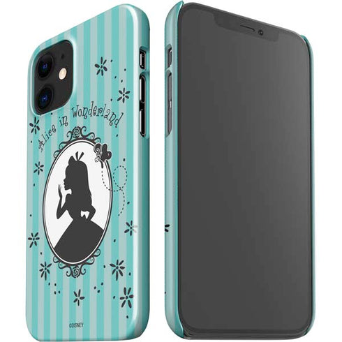 Disney Alice in Wonderland (animated) Silhouette in the Mirror iPhone 12 Mini Lite Case