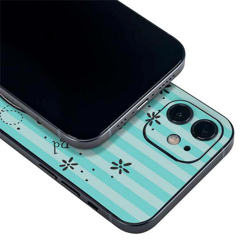 Disney Alice in Wonderland (animated) Silhouette in the Mirror iPhone 12 Mini Skin