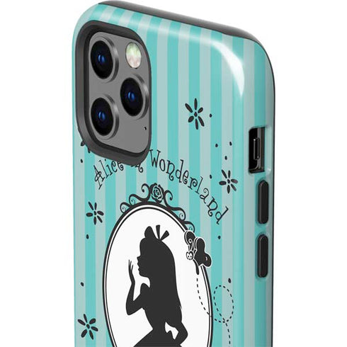 Disney Alice in Wonderland (animated) Silhouette in the Mirror iPhone 12 Pro Impact Case