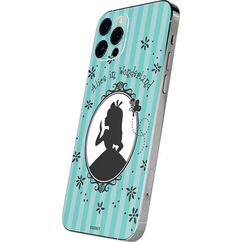 Disney Alice in Wonderland (animated) Silhouette in the Mirror iPhone 12 Pro Skin