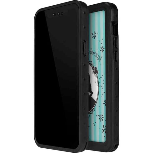 Disney Alice in Wonderland (animated) Silhouette in the Mirror iPhone 12 Waterproof Case