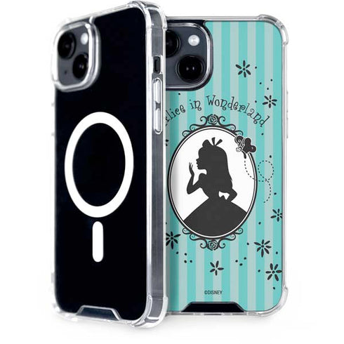 Disney Alice in Wonderland (animated) Silhouette in the Mirror iPhone 13 MagSafe Case
