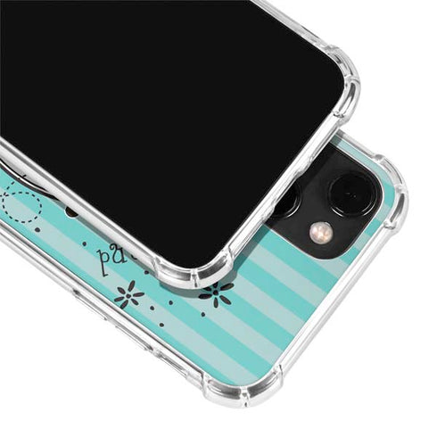 Disney Alice in Wonderland (animated) Silhouette in the Mirror iPhone 13 Mini Clear Case