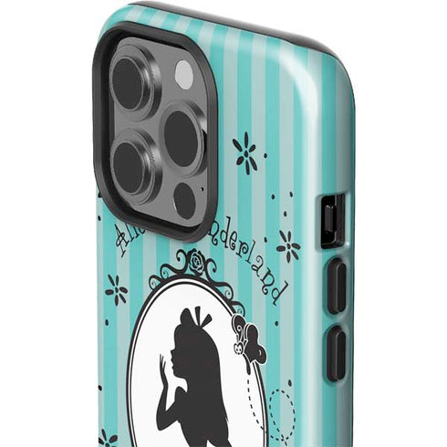 Disney Alice in Wonderland (animated) Silhouette in the Mirror iPhone 13 Pro Impact Case