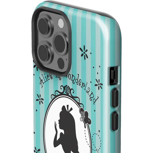 Disney Alice in Wonderland (animated) Silhouette in the Mirror iPhone 13 Pro Max Impact Case