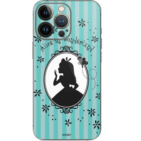 Disney Alice in Wonderland (animated) Silhouette in the Mirror iPhone 13 Pro Skin