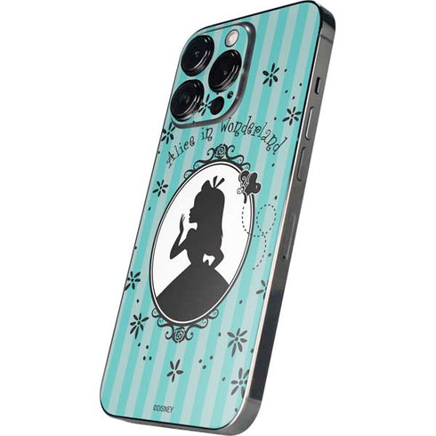 Disney Alice in Wonderland (animated) Silhouette in the Mirror iPhone 13 Pro Skin