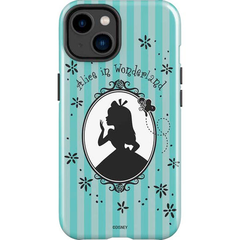 Disney Alice in Wonderland (animated) Silhouette in the Mirror iPhone 14 Plus Impact Case