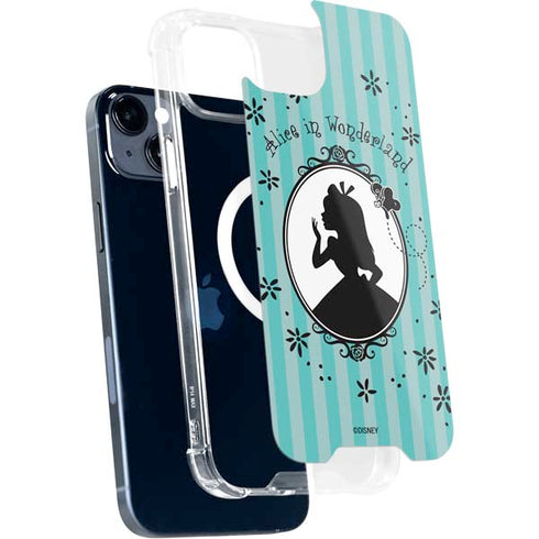Disney Alice in Wonderland (animated) Silhouette in the Mirror iPhone 15 Plus MagSafe Case