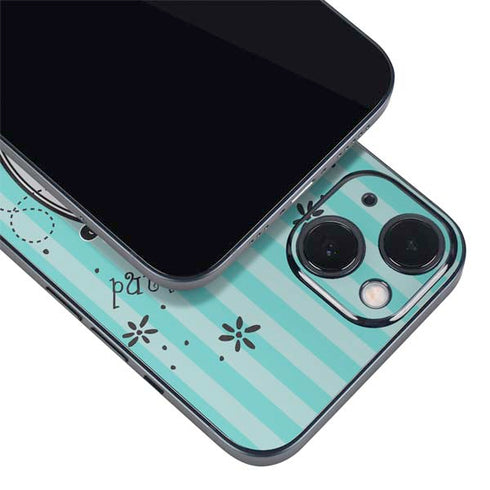 Disney Alice in Wonderland (animated) Silhouette in the Mirror iPhone 14 Plus Skin