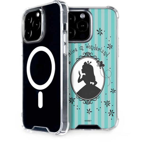 Disney Alice in Wonderland (animated) Silhouette in the Mirror iPhone 14 Pro Max MagSafe Case