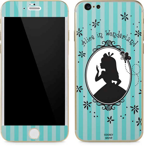 Disney Alice in Wonderland (animated) Silhouette in the Mirror iPhone 6/6s Skin