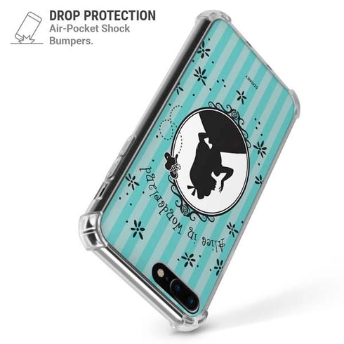Disney Alice in Wonderland (animated) Silhouette in the Mirror iPhone 7/8 Plus Clear Case