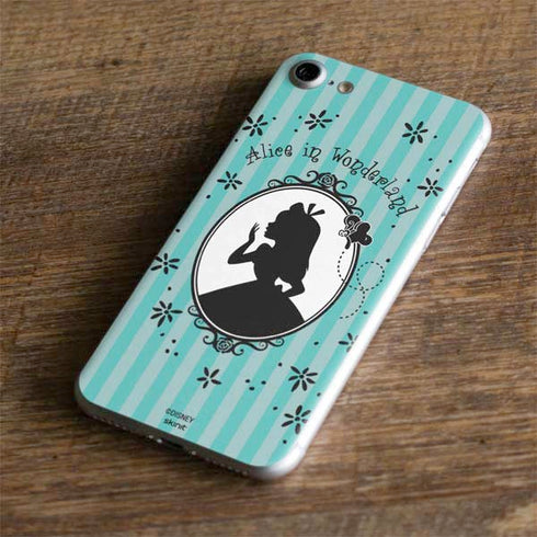 Disney Alice in Wonderland (animated) Silhouette in the Mirror iPhone 7 Skin