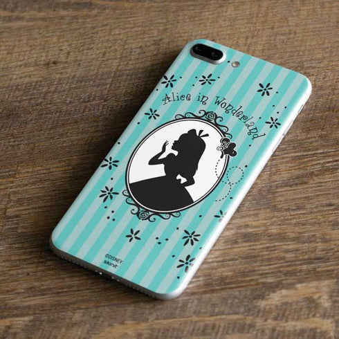 Disney Alice in Wonderland (animated) Silhouette in the Mirror iPhone 8 Plus Skin