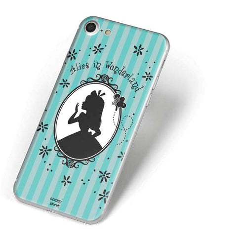 Disney Alice in Wonderland (animated) Silhouette in the Mirror iPhone 8 Skin