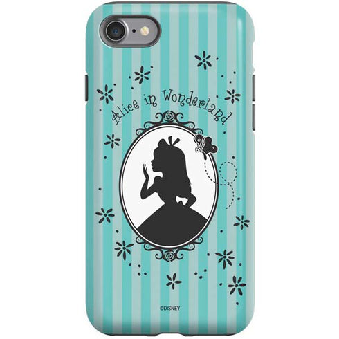 Disney Alice in Wonderland (animated) Silhouette in the Mirror iPhone SE (2nd & 3rd Gen) Pro Case