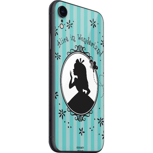 Disney Alice in Wonderland (animated) Silhouette in the Mirror iPhone SE (2nd & 3rd Gen) Skin