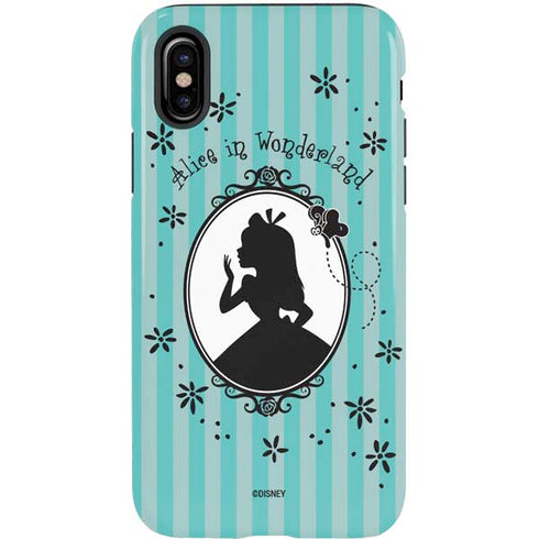 Disney Alice in Wonderland (animated) Silhouette in the Mirror iPhone X Pro Case