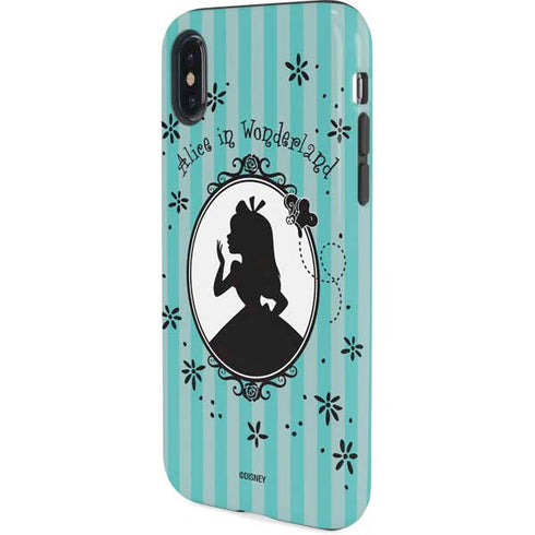 Disney Alice in Wonderland (animated) Silhouette in the Mirror iPhone X Pro Case